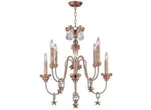 4059157254848 - Etc-shop - Kronleuchter Hängelampe Deckenleuchte Stahl Kristalle d 635 cm Esszimmerlampe