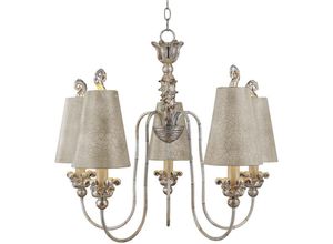 4059157255005 - Etc-shop - Kronleuchter Hängelampe Deckenleuchte Stahl Silber Gold Esszimmerleuchte Luster