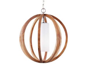 4059157255401 - Etc-shop - Pendellampe Deckenleuchte Hängelampe Holz Stahl d 521 cm Esszimmerlampe