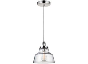 4059157255722 - Pendellampe Deckenleuchte Hängeleuchte Glas Nickel D 254 cm Esszimmerlampe