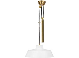 4059157256231 - Pendellampe Deckenleuchte Hängelampe Stahl Mattweiß d 432 cm Esszimmerlampe