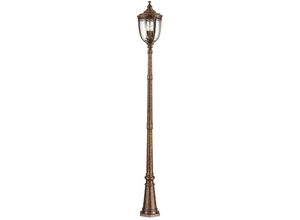 4059157257047 - Etc-shop - Außenleuchte Stehleuchte Wegeleuchte Kandelaber h 2426 cm Stahl Glas Bronze