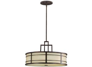 4059157257160 - Pendellampe Deckenleuchte Hängelampe Stahl Bronze D 533 cm 3 Flammig