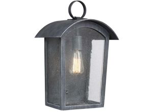 4059157257467 - Etc-shop - Außenleuchte Wandlampe Laterne Schwarz h 413 cm Gartenlampe 1 Flammig E27 Hof