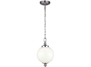 4059157258815 - Etc-shop - Pendellampe Deckenleuchte Hängelampe Esszimmerlampe Stahl Glas Nickel d 216cm