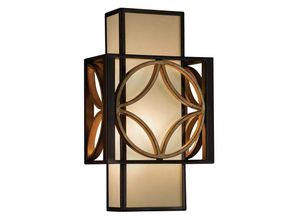 4059157259355 - Wandlampe Leuchte Eisen Bronze Gold h 343 cm Flurleuchte Treppenlampe