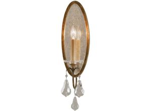 4059157260047 - Wandlampe Leuchte Stahl Glas Bronze H 481 cm Flurlampe Treppenlampe 3 Flammig