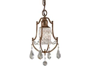 4059157260085 - Etc-shop - Pendellampe Deckenleuchte Hängelampe Stahl Glas Bronze d 194 cm Esszimmerlampe