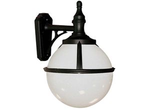 4059157260702 - Etc-shop - Außenleuchte Laterne Wandlampe Kugelform h 44 cm Schwarz IP44 Gartenlampe Hof