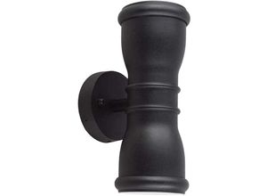 4059157261600 - Etc-shop - Wandlaterne Wandlampe Fassadenleuchte led Up Down Alu schwarz Hof Garten h 23 cm