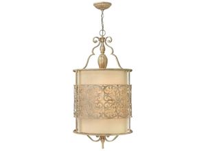 4059157262522 - Etc-shop - Pendellampe Deckenlampe Hängelampe Stahl Glas Champagner d 457cm Esszimmerlampe