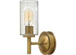 4059157262799 - Wandlampe Leuchte Stahl Glas Messing H 262 cm Flurlampe Treppenlampe 1 Flammig