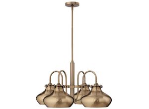 4059157262959 - Etc-shop - Kronleuchter Deckenlampe Pendellampe Karamell d 711cm 4 Flammig Esszimmerlampe