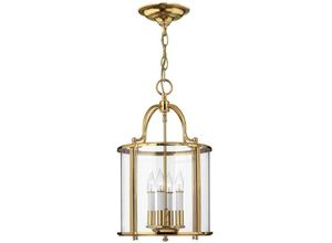 4059157263604 - Pendellampe Hängeleuchte Deckenlampe Messing Glas d 297 cm Esszimmerlampe