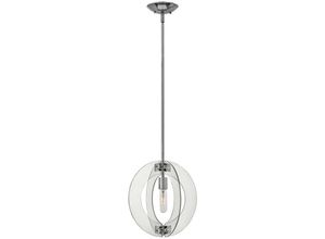 4059157265226 - Etc-shop - Hängeleuchte Deckenlampe Pendelleuchte Esszimmerleuchte h 33 cm Chrom 1 Flammig