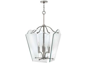 4059157265684 - Etc-shop - Hängeleuchte Deckenlampe Pendelleuchte Glas Metall Nickel d 508 cm 6 Flammig