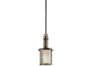 4059157266391 - Etc-shop - Pendelleuchte Deckenlampe Hängeleuchte Amboss Eisen Glas d 152 cm 1 Flammig