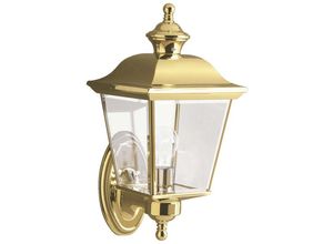 4059157266612 - Etc-shop - Außenleuchte Wandlampe Laterne Messing Glas h 393 cm IP44 Außenlaterne Antik