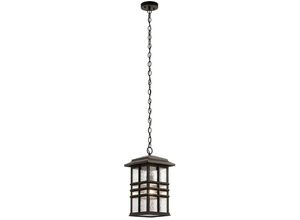 4059157266636 - Außenleuchte Kettenlaterne Pendellampe Verbundwerkstoff Glas H 299 cm Bronze 4059157266636 - Außenleuchte Kettenlaterne Pendellampe Verbundwerkstoff Glas H 299 cm Bronze