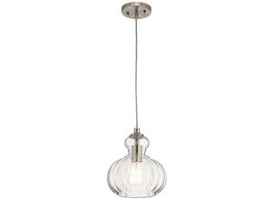 4059157268340 - Etc-shop - Hängeleuchte Deckenlampe Pendellampe Glas Nickel d 223 cm Esszimmerlampe