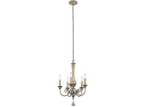 4059157268418 - Kronleuchter Hängeleuchte Deckenlampe Stahl Gold D 451 cm Esszimmerleuchte