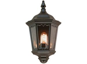 4059157270015 - Etc-shop - Außenleuchte Wandlampe Laterne Schwarz Stahl Klassisch h 445 cm Gartenleuchte