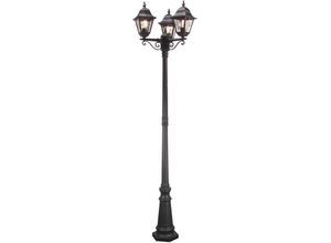 4059157270374 - Etc-shop - Außenleuchte Kandelaber Stehleuchte Säule Pfosten Wegeleuchte h 227 cm 3 Flammig