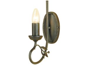 4059157270503 - Etc-shop - Wandleuchte Lampe Metall Schwarzes Gold b 85 cm 1 Flammig Flurleuchte