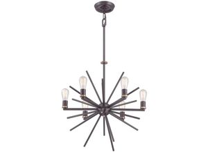 4059157272026 - Kronleuchter Hängelampe Esszimmerleuchte Deckenlampe Stahl Bronze D 648 cm