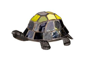 4059157274112 - Etc-shop - Dekoleuchte led Tischlampe Tierlampe Schildkröte Tiffany-Glas Vintage-Bronze