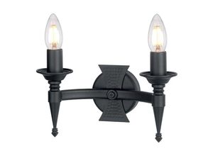 4059157274730 - Wandleuchte Lampe Eisen Schwarz Silber Flurleuchte Schwarz b 255 cm