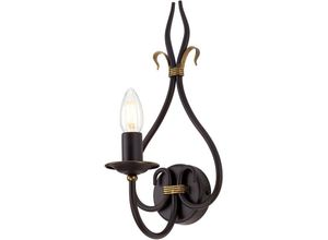 4059157275874 - Etc-shop - Wandleuchte Lampe Klassisch Vintage Eisen Rost Gold Flurleuchte b 165 cm