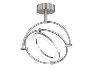 4059157282735 - Etc-shop - Deckenleuchte Deckenlampe Wohnzimmerleuchte Schlafzimmer Spot beweglich Metall nickel matt 1x led 24W 1800Lm 3000K DxH 425x49 cm