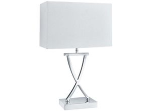 4059157305571 - Schreib Tisch Lampe Leuchte Chrom Büro Ess Schlaf Wohn Zimmer Beleuchtung weiß