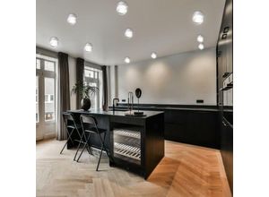 4059157322455 - Etc-shop - Deckenleuchte Aufbau silber Aufbauleuchte Metall Modern Deckenlampe Strahler Set 1x led 1W warmweiß DxH 4x32 cm 10er Set