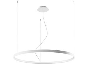 4059157331099 - Etc-shop - Hängeleuchte Esstischlampe Pendellampe weiß led Wohnzimmerleuchte Ring l 110 cm