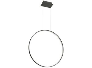 4059157331105 - Etc-shop - Hängeleuchte Pendellampe Ring Wohnzimmerleuchte schwarz led Designleuchte l 78cm