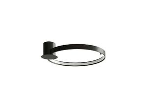 4059157331204 - Etc-shop - Deckenlampe Deckenleuchte Ring Designleuchte schwarz Schlafzimmerleuchte led