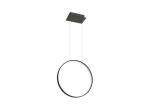 4059157331297 - Pendelleuchte Hängelampe Deckenleuchte Ring Design Esszimmerleuchte schwarz led