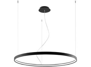 4059157331723 - Etc-shop - Pendellampe Hängeleuchte Ring Wohnzimmerlampe schwarz led Esstischleuchte