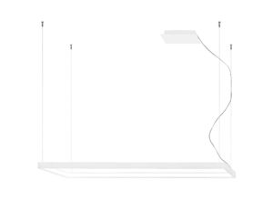 4059157331853 - Pendelleuchte Hängelampe Esszimmerleuchte weiß led Wohnzimmerleuchte h 150cm