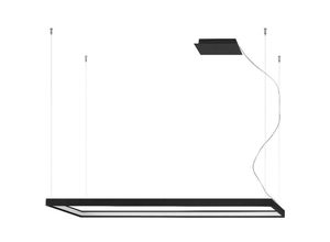 4059157332010 - Etc-shop - Hängeleuchte Pendellampe Esszimmerleuchte led Rahmen Alu schwarz Flurleuchte