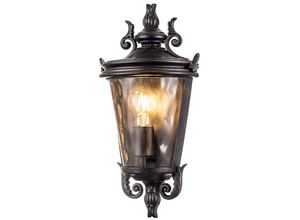 4059157345690 - Außenleuchte Wandlampe Wandleuchte Hauswandlampe Laterne bronze Glas IP44 E27