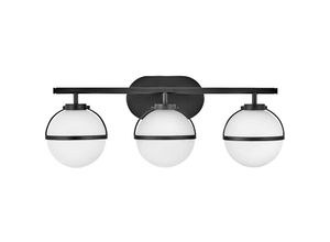 4059157346109 - Wandleuchte Badezimmerlampe Spiegelleuchte Stahl Glas Schwarz L 606 cm IP44