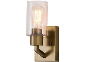 4059157346604 - Etc-shop - Wandlampe Wandleuchte Flurlampe Schlafzimmerleuchte Stahl Glas Messing h 271 cm