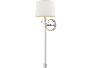 4059157347212 - Wandleuchte Flurleuchte Fackelleuchte Wohnzimmerlampe Stahl Stoff h 676cm