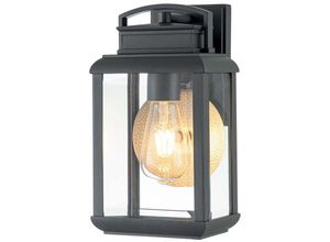 4059157347229 - Etc-shop - Wandleuchte Außenleuchte Wandlampe Stahl Kupfer Alu Graphit IP44 1 Flammig