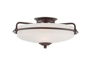 4059157347304 - Etc-shop - Deckenleuchte Wohnzimmerlampe Lampe Stahl Glas Esszimmerlampe Bronze d 422 cm