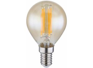 4059157348783 - Etc-shop - led Vintage Leuchtmittel E14 Retro Filament Leuchtmittel Kugel Glühbirne Glas Amber 4 Watt 350 Lumen 2200 Kelvin warmweiß DxH 45x78 cm