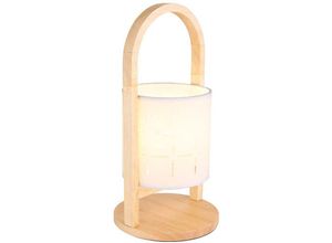 4059157350144 - Etc-shop - Tischlampe Schreibtischlampe Nachttischlampe Beistelllampe Holzlampe h 33 cm